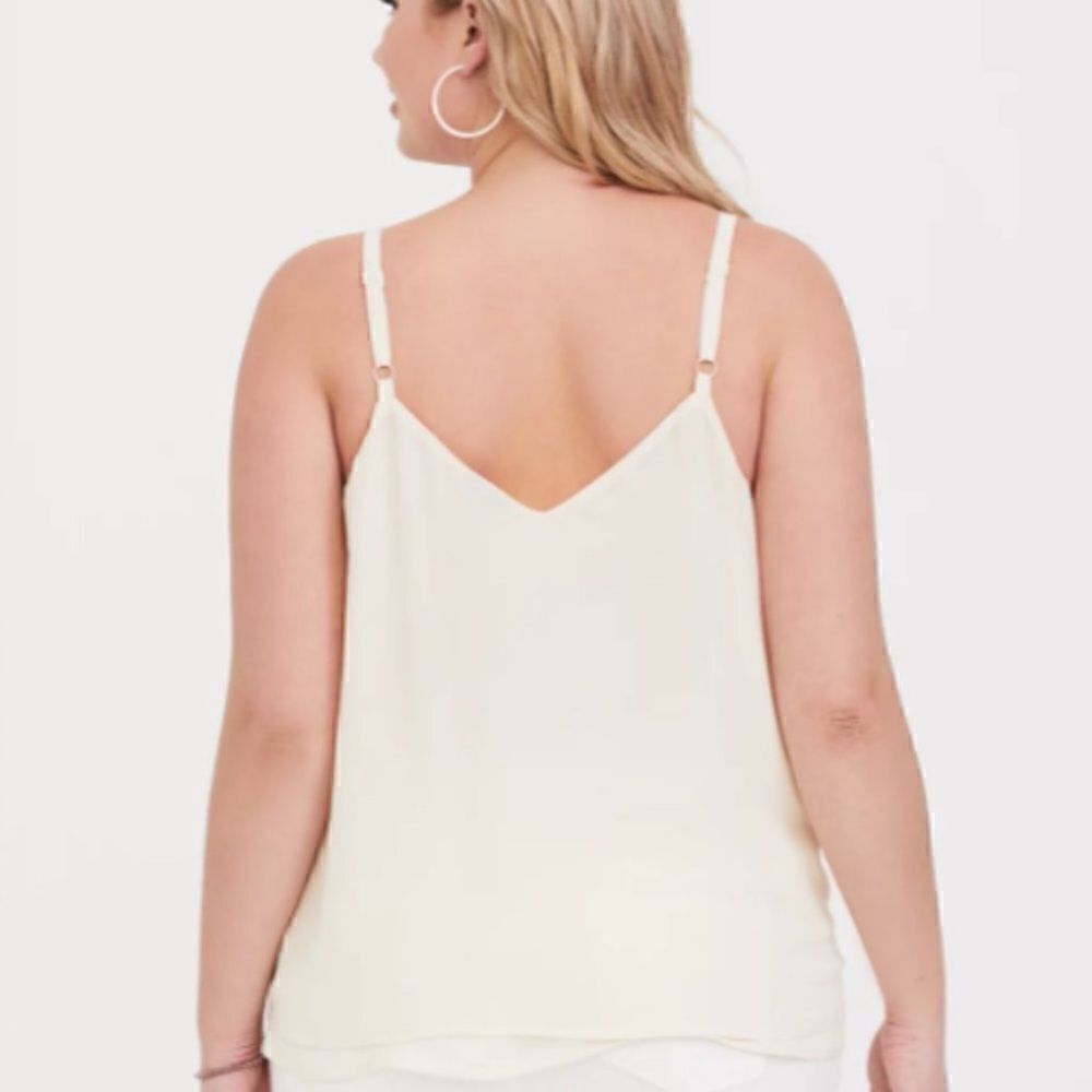 Torrid Cream Cami Blouse size large / 12